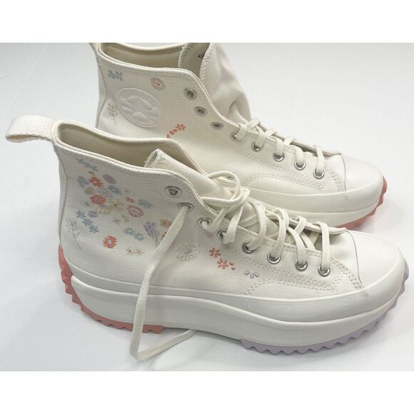 Converse Run Star Hike Hi Unisex Embroidered Boot Sneaker Size 11 Men 12.5 Women - Picture 4 of 16